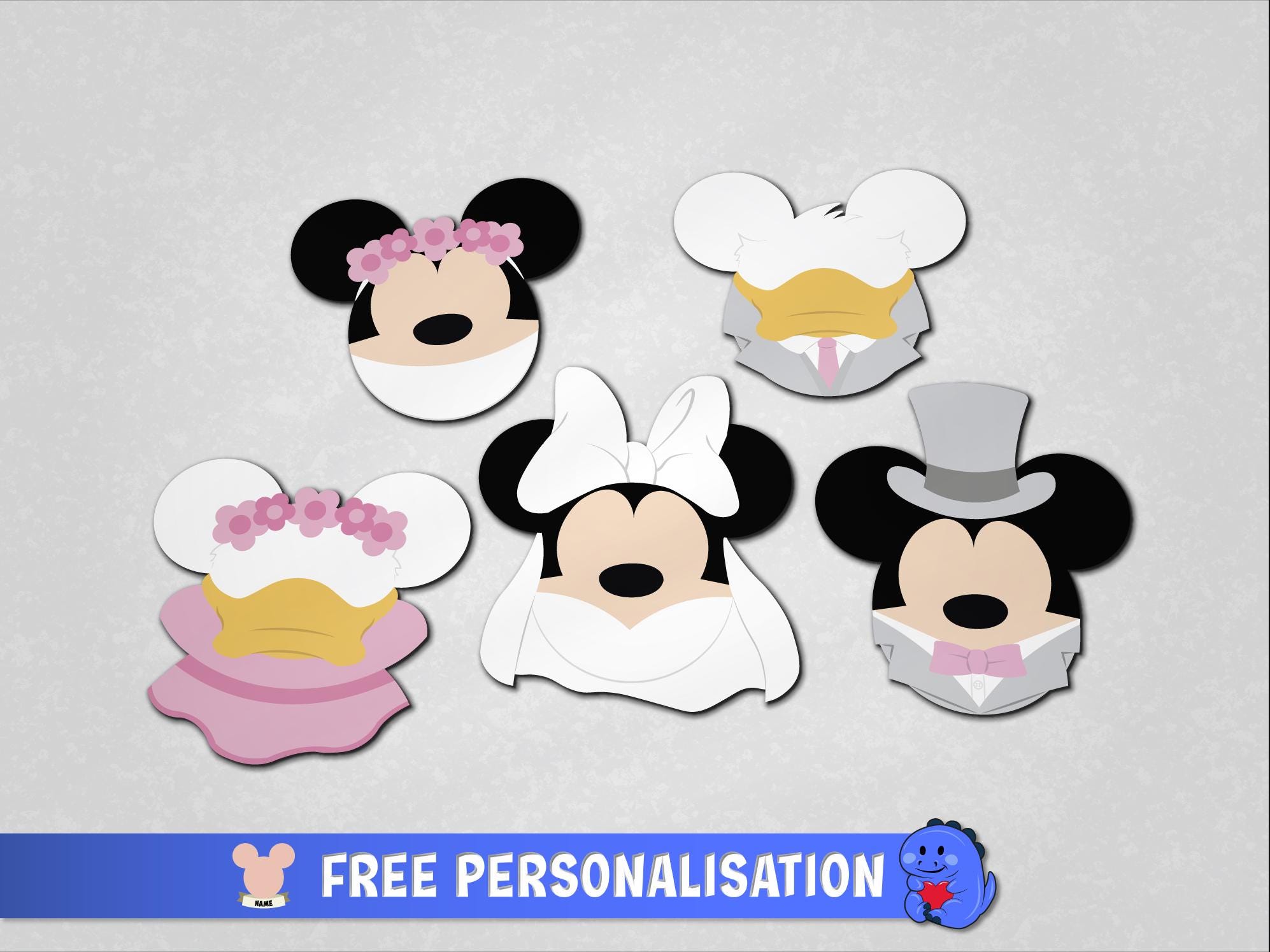 Cake toppers mickey and minnie wedding - Etsy 日本