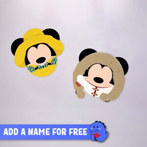 Alaskan Mickey & Minnie - Personalised Cruise Door Magnets