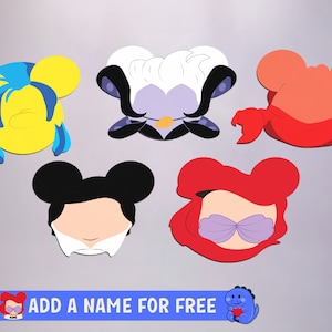 The Little Mermaid Collection - Personalised Cruise Door Magnets | Disney Cruise Magnets | Full Magnet Back