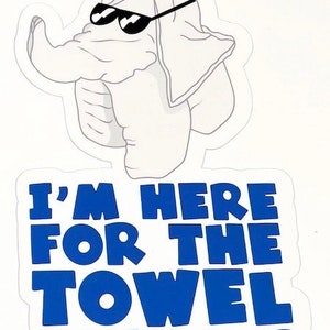 Towel Animal Collection Cruise Door Magnets “I’m Here”