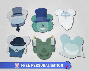 Haunted Mansion - Personalised Cruise Door Magnets | Disney Cruise Magnets | Full Magnet Back