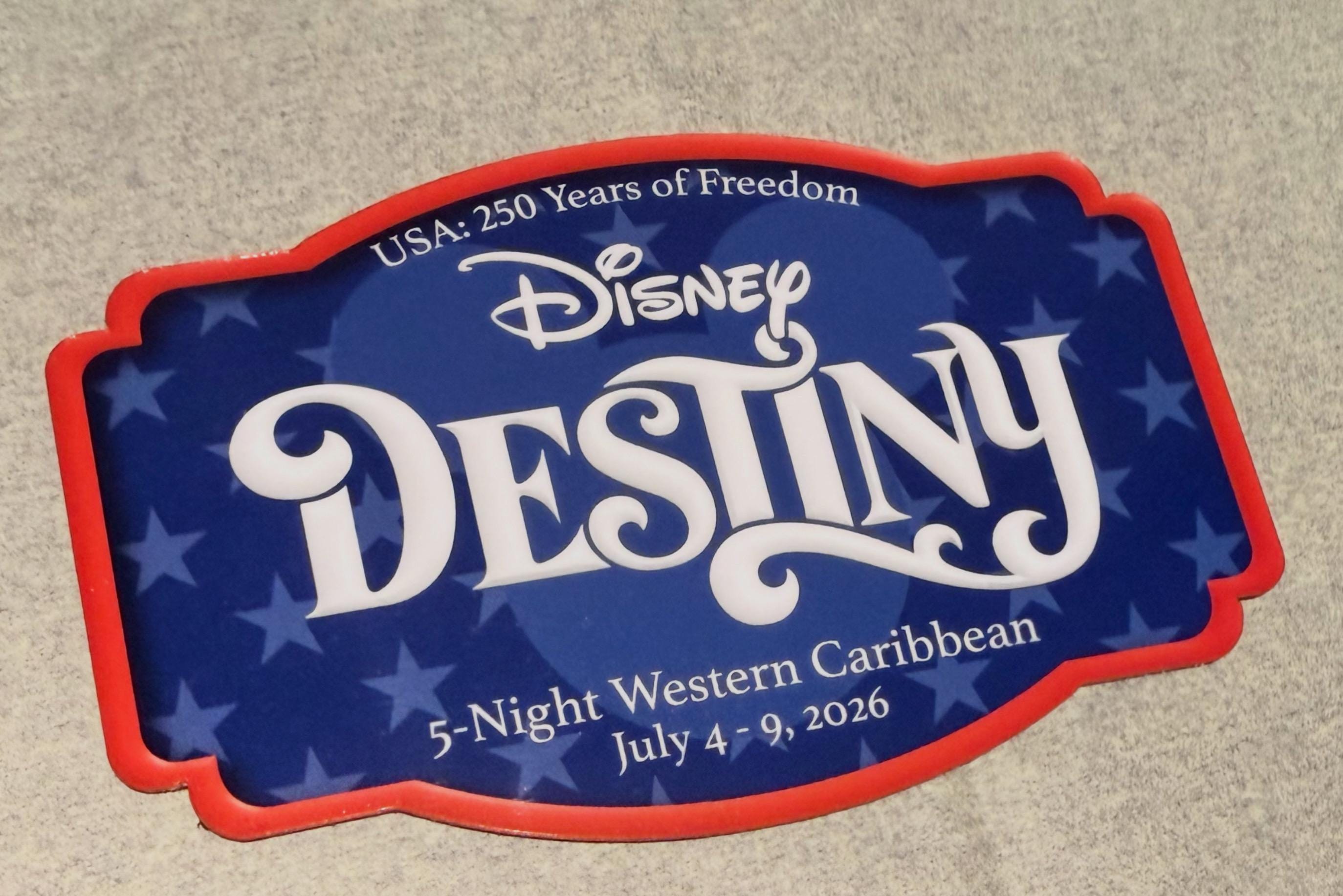 The Original Disney Cruise Plaque Personalised Magnet | Sign