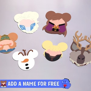 Frozen Collection - Personalised Cruise Door Magnets | Disney Cruise Magnets | Cruise Decorations