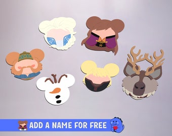 Frozen Collection - Personalised Cruise Door Magnets | Disney Cruise Magnets | Cruise Decorations