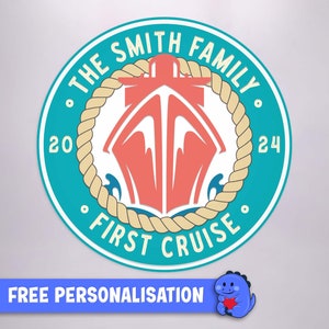 Imán personalizado para la puerta del primer crucero