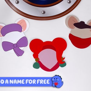 The Rescuers Collection - Personalised Cruise Door Magnets | Disney Cruise Magnets | Full Magnet Back