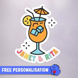 Cocktail Cruise Door Magnet
