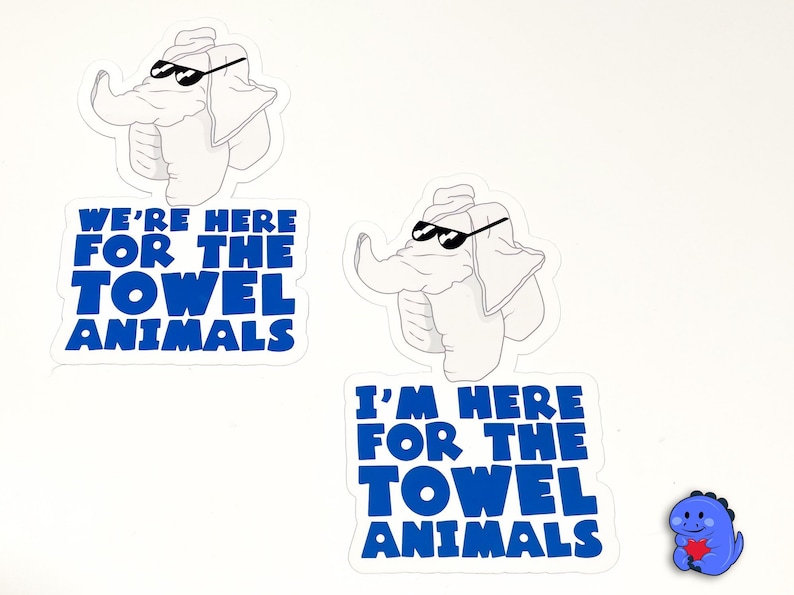 Towel Animal Collection Cruise Door Magnets image 4