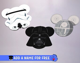 Star Wars Galactic Empire - Personalised Cruise Door Magnets | | Disney Cruise Magnets | Cruise Decorations | Full Magnet Back