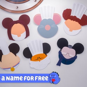 Ratatouille Collection - Personalised Cruise Door Magnets | Disney Cruise Magnets | Cruise Decorations | Full Magnet Back