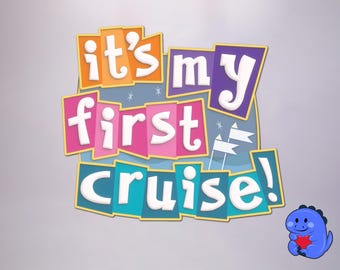 Imán para puerta inspirado en "It's A Small World" para el primer crucero / Imanes de cruceros de Disney / Decoraciones de cruceros / Parte trasera magnética completa