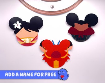 Mulan Collection - Personalised Cruise Door Magnets