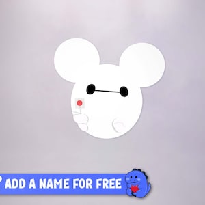 Big Hero Six - Baymax Personalised Cruise Door Magnet | Disney Cruise Magnets | Full Magnet Back