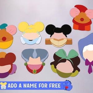 Cinderella Collection - Personalised Cruise Door Magnets | Disney Cruise Magnets | Full Magnet Back