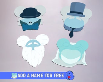 Haunted Mansion - Personalisierte Cruise Türmagnete | Disney Cruise Magnete | Voll Magnet Zurück