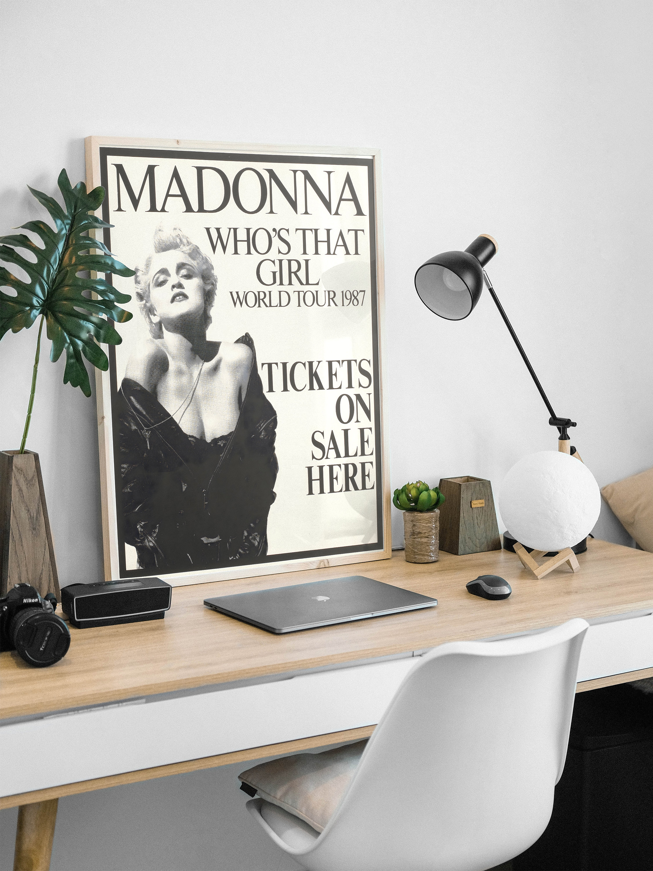 Madonna Poster Print | Madonna Concert | Retro Music Poster