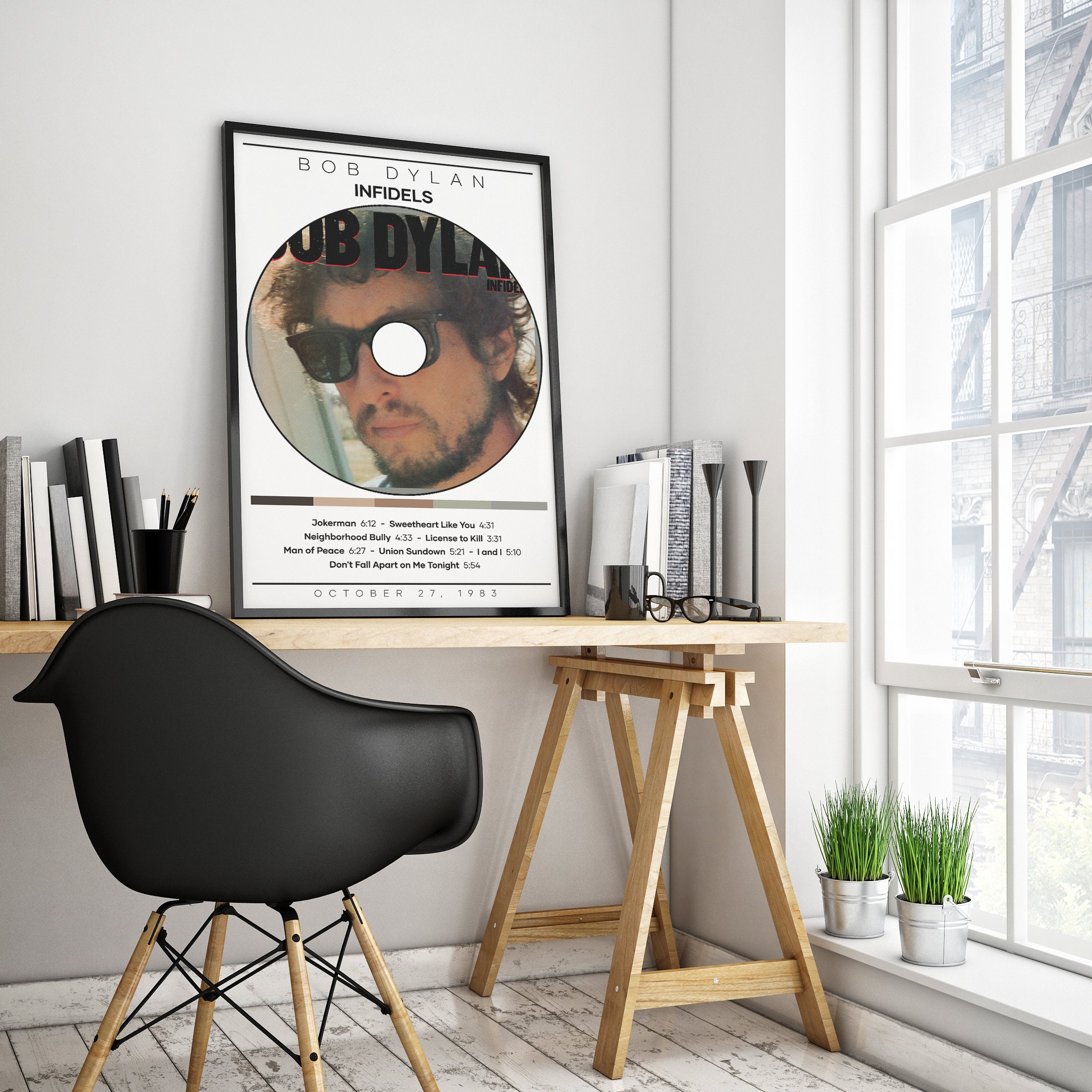 Bob Dylan Poster Print | Infidels Poster | Rock Music Poster