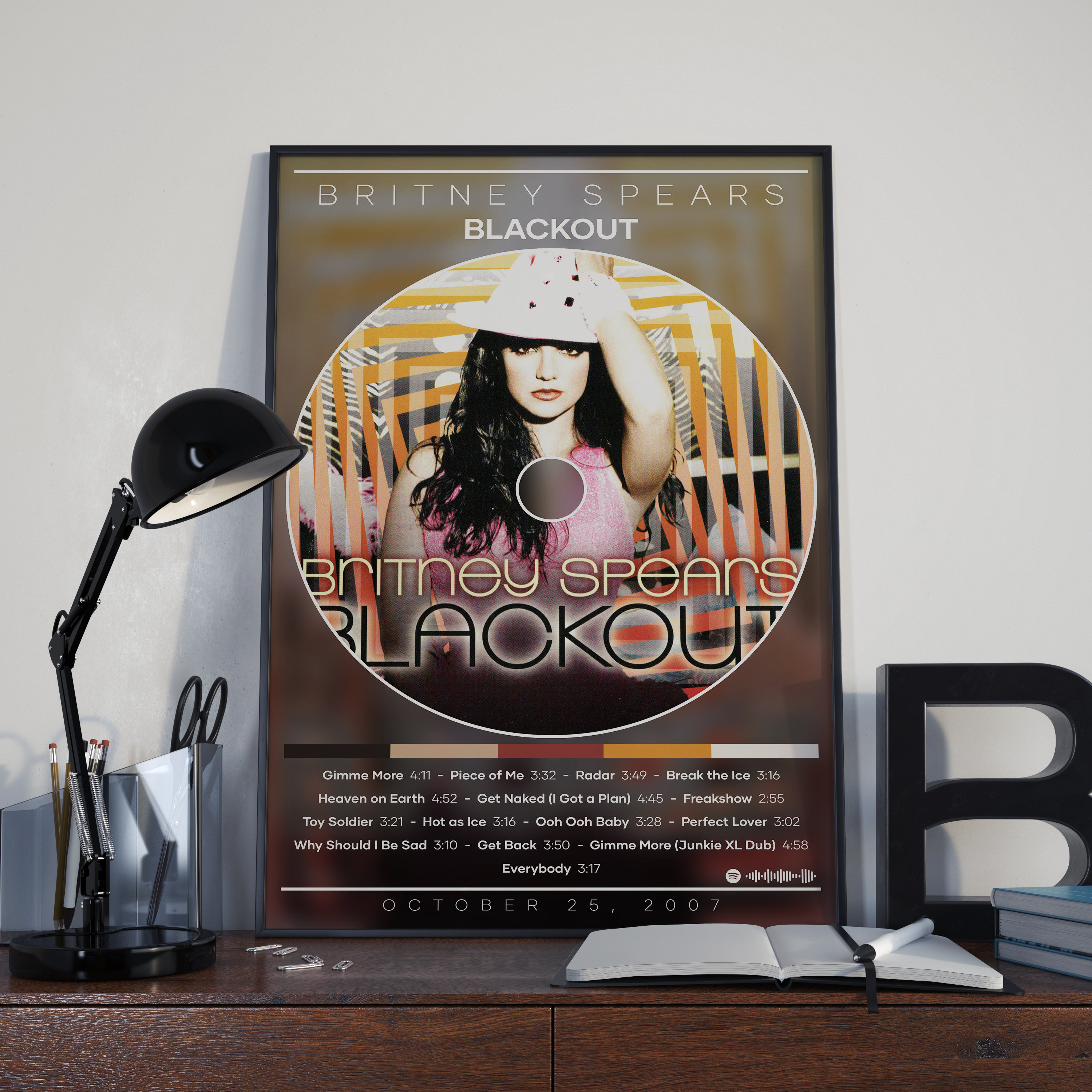 Blackout Britney Spears Album Cover