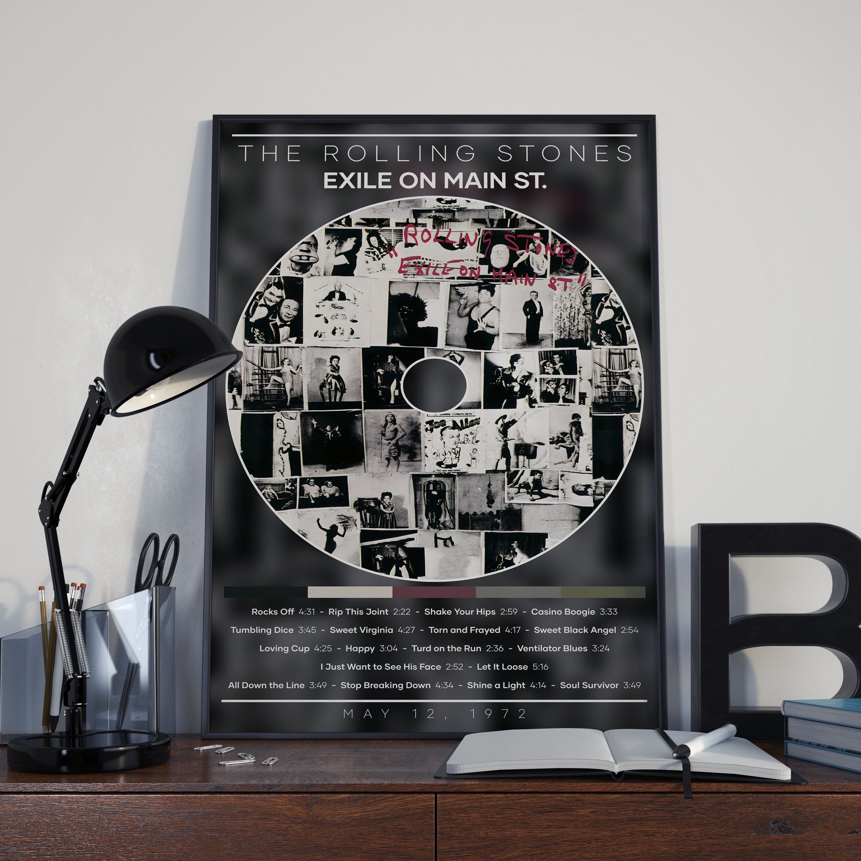 Rolling Stones Album Cover Exile