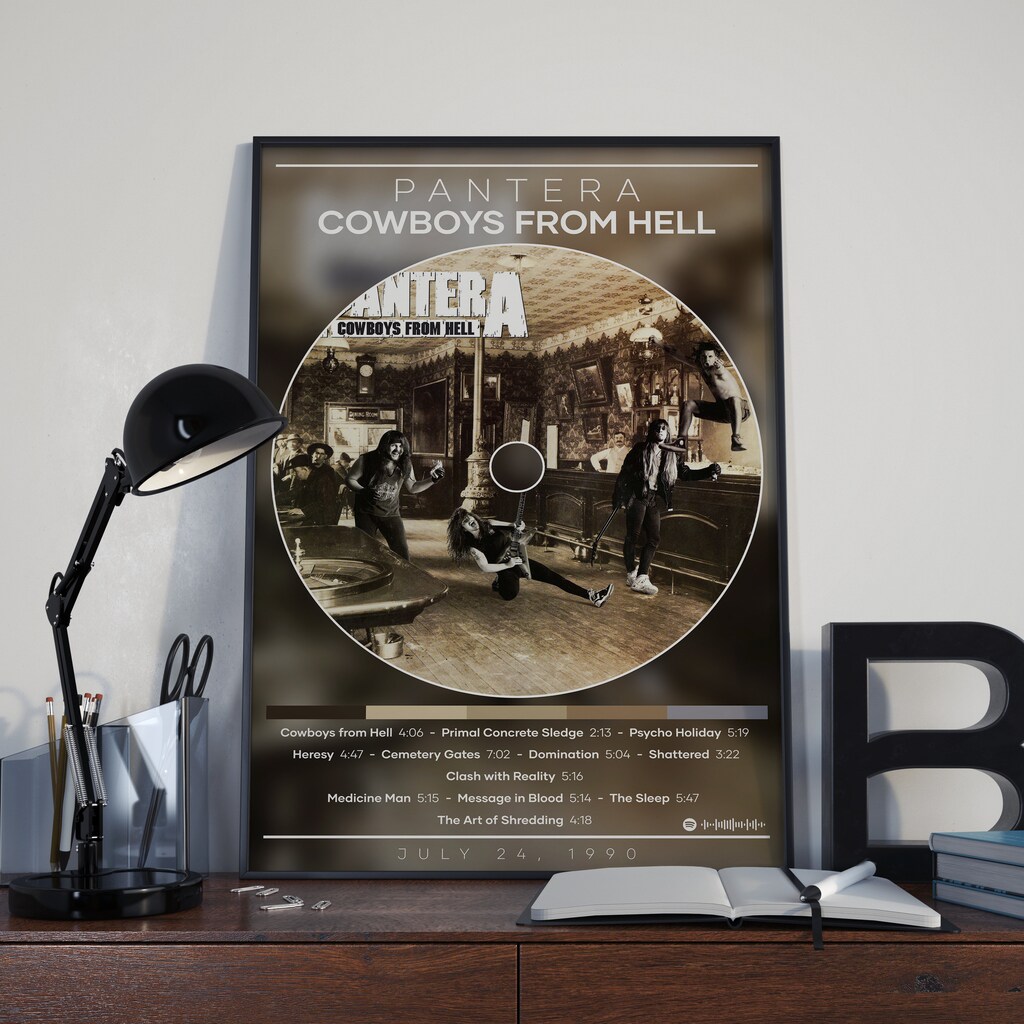 Pantera Cowboys From Hell Unisex Berretto In Lana Nero – Mercho Ufficiale Della Band