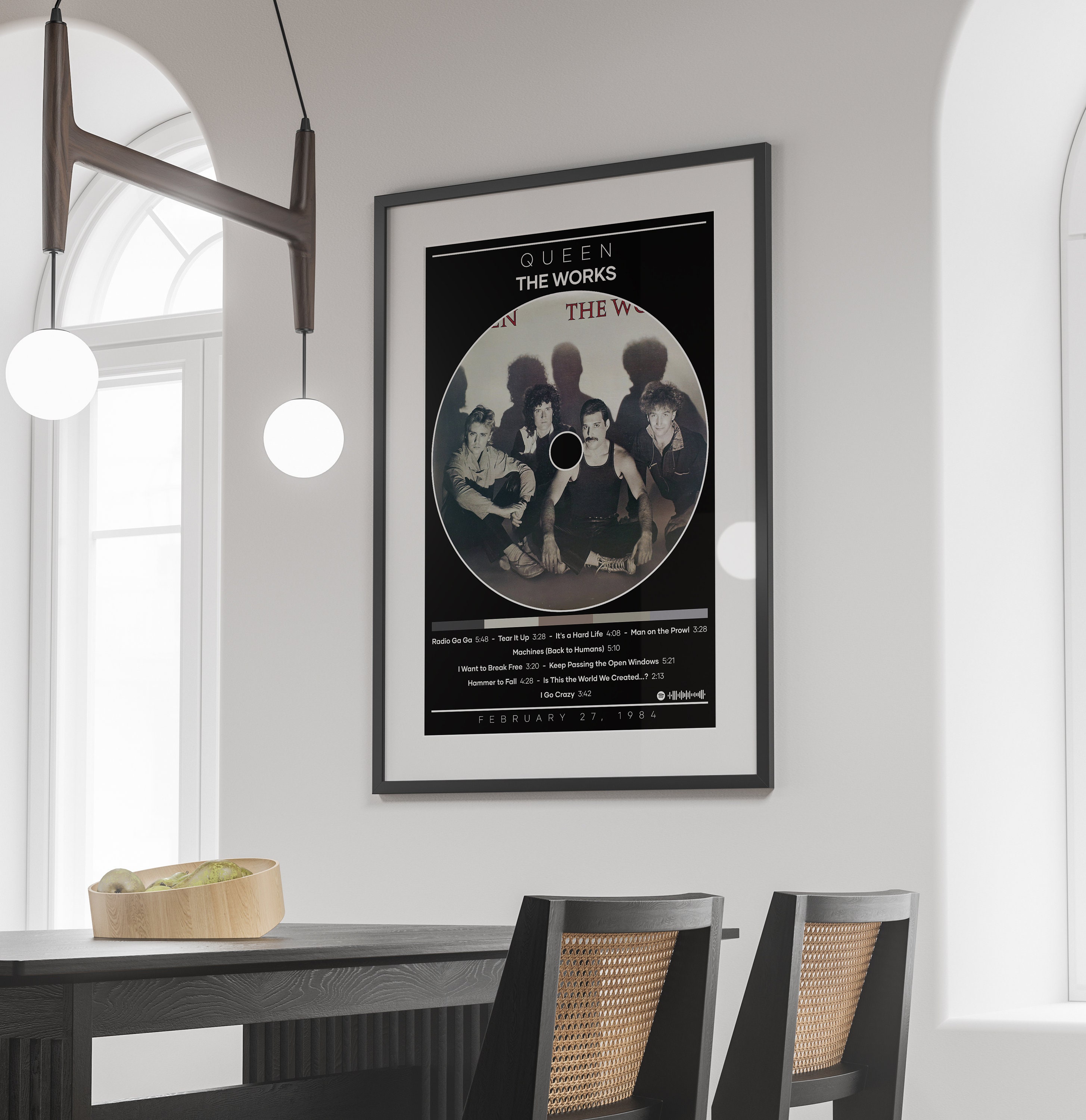 Queen Poster Print | The Works Poster | Rock Music Poster