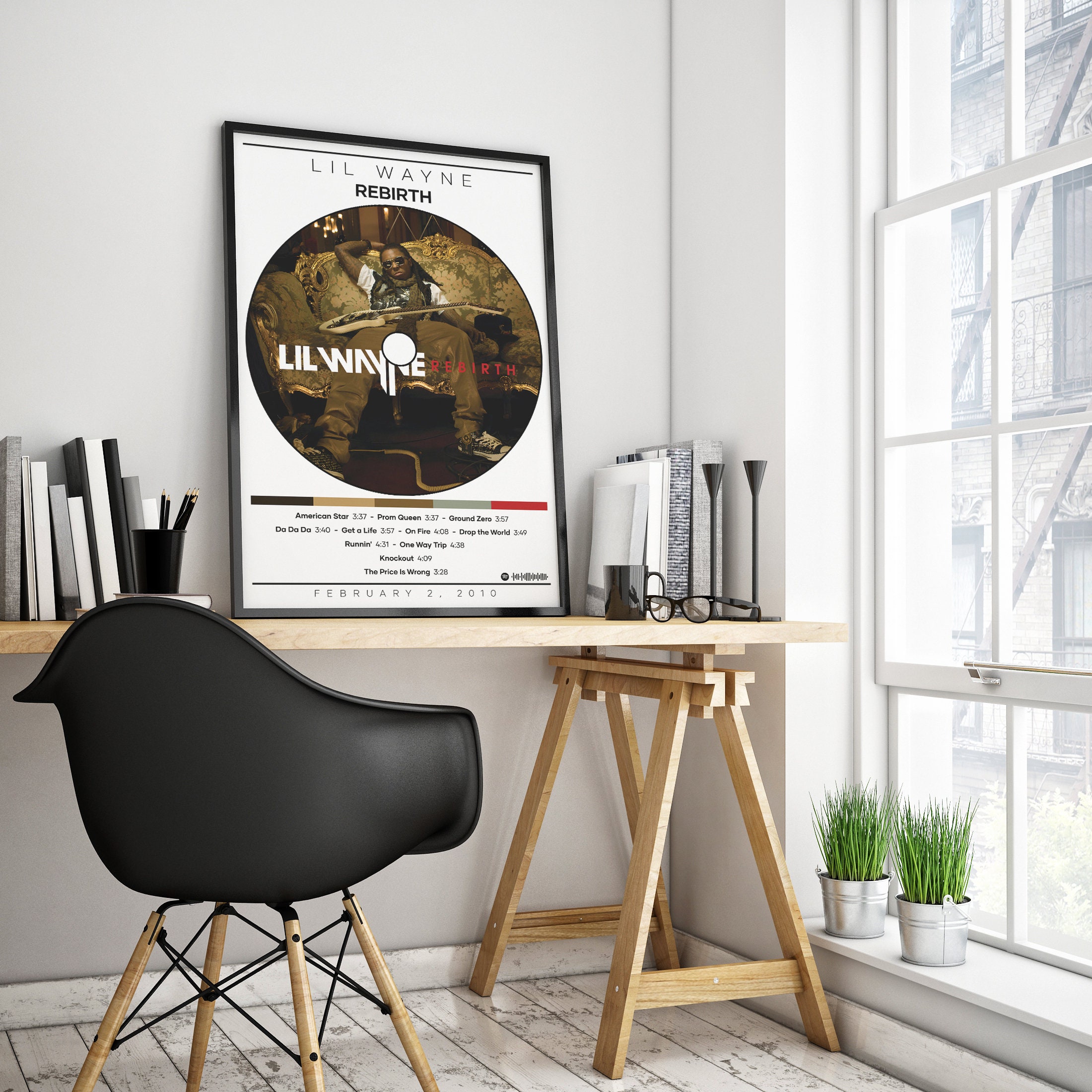 Lil Wayne Poster Print | Rebirth Poster | Hip Hop Poster