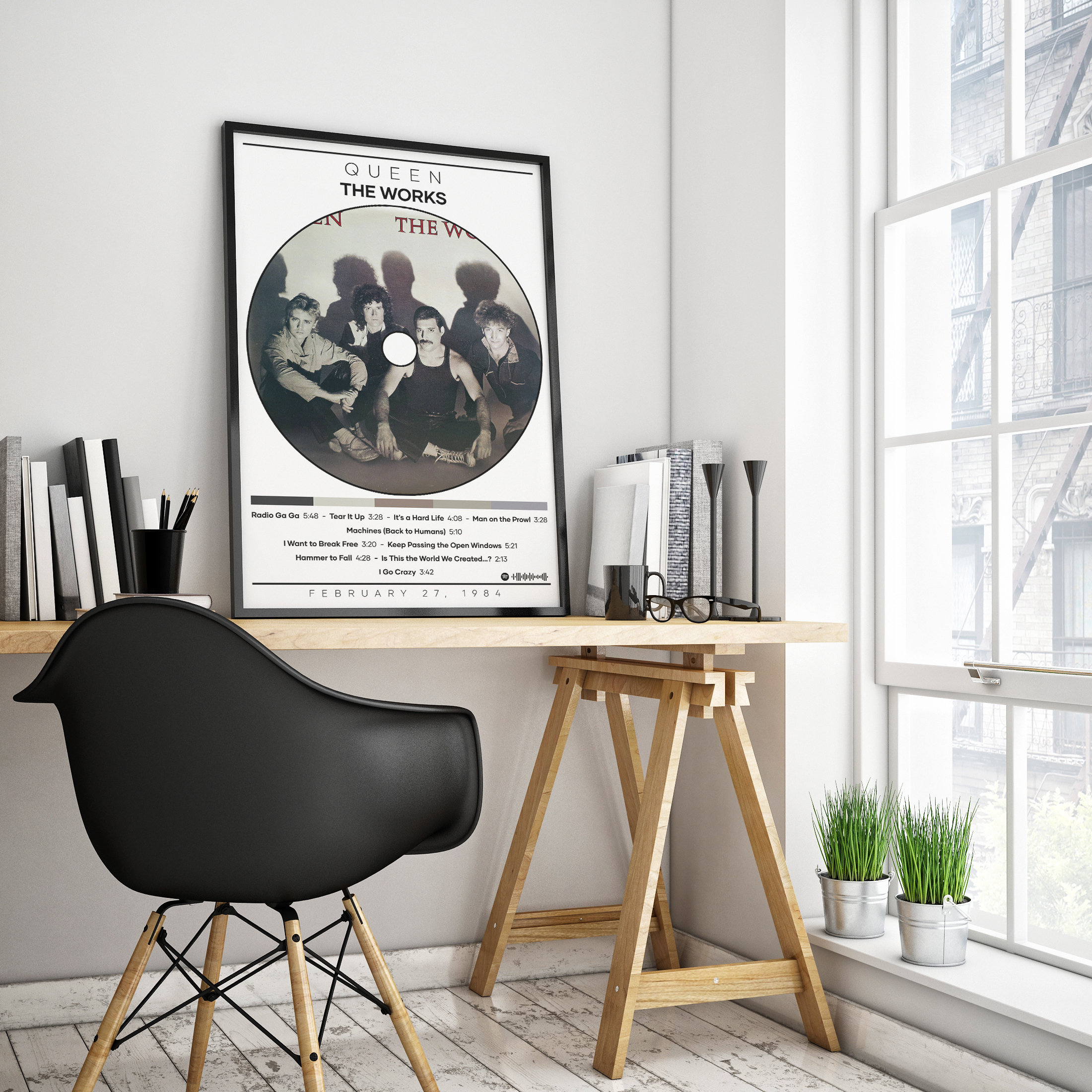 Queen Poster Print | The Works Poster | Rock Music Poster