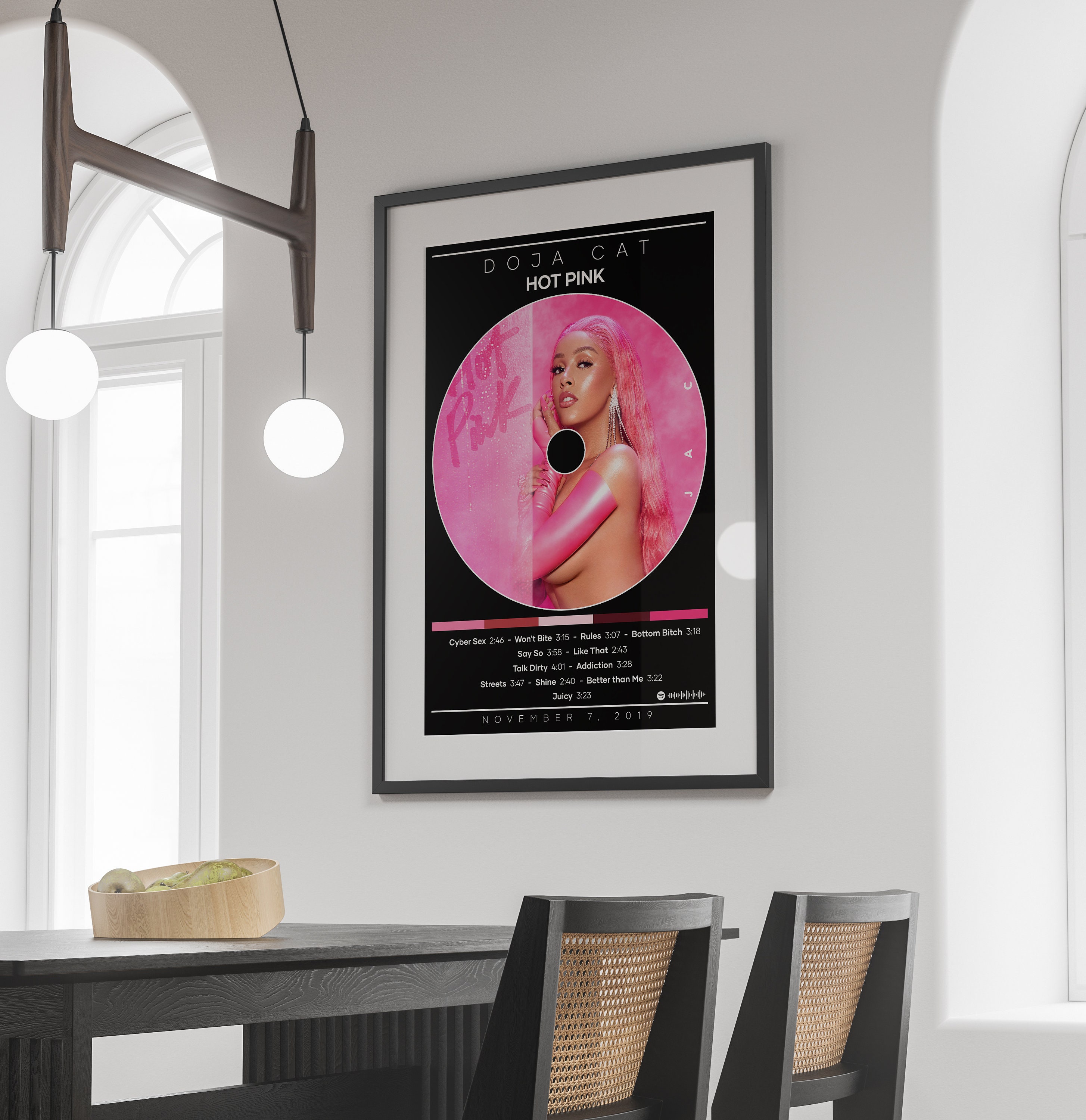 Doja Cat Poster Print | Hot Pink Poster | Album Cover Poster