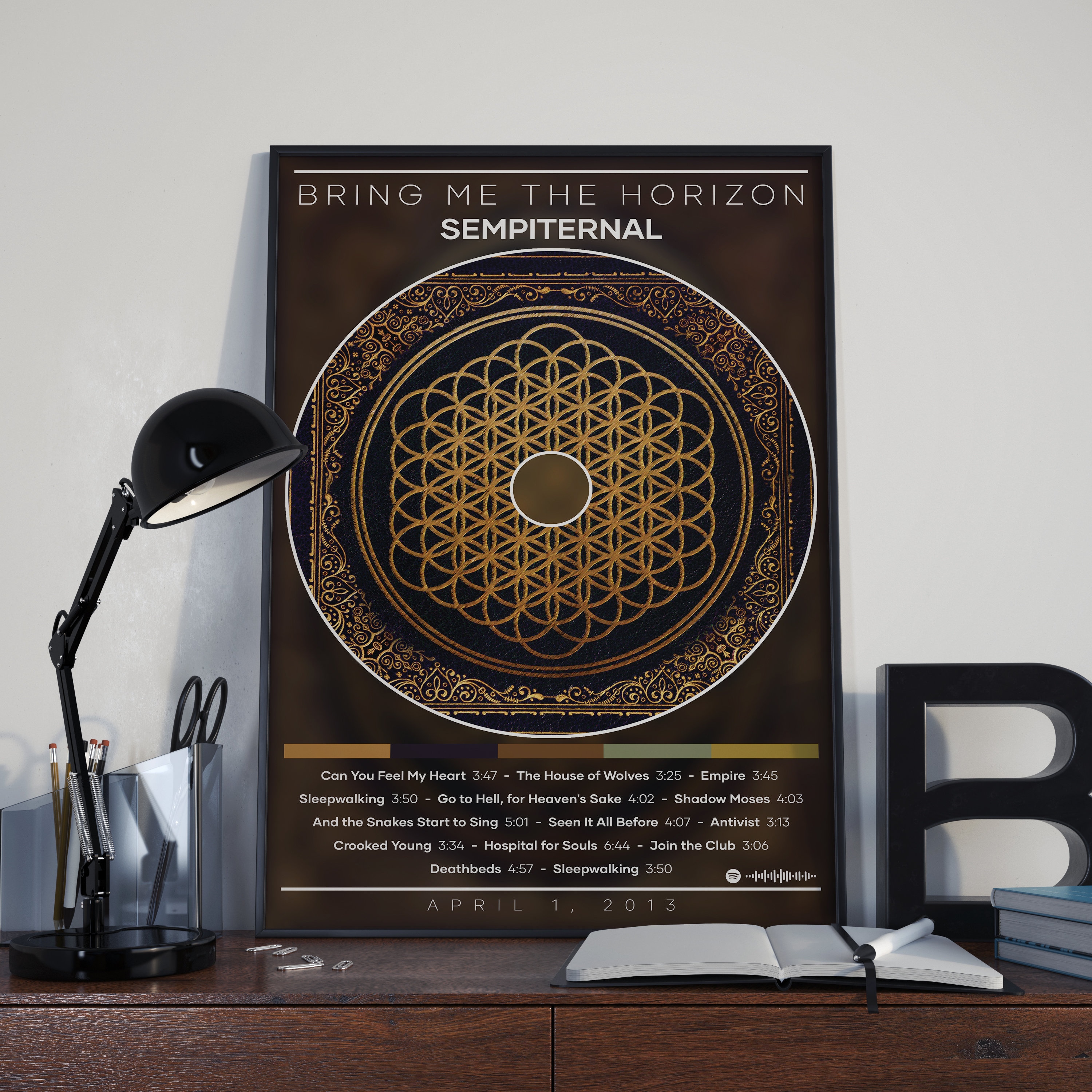Bring Me the Horizon Poster Print Sempiternal Poster Metal Music