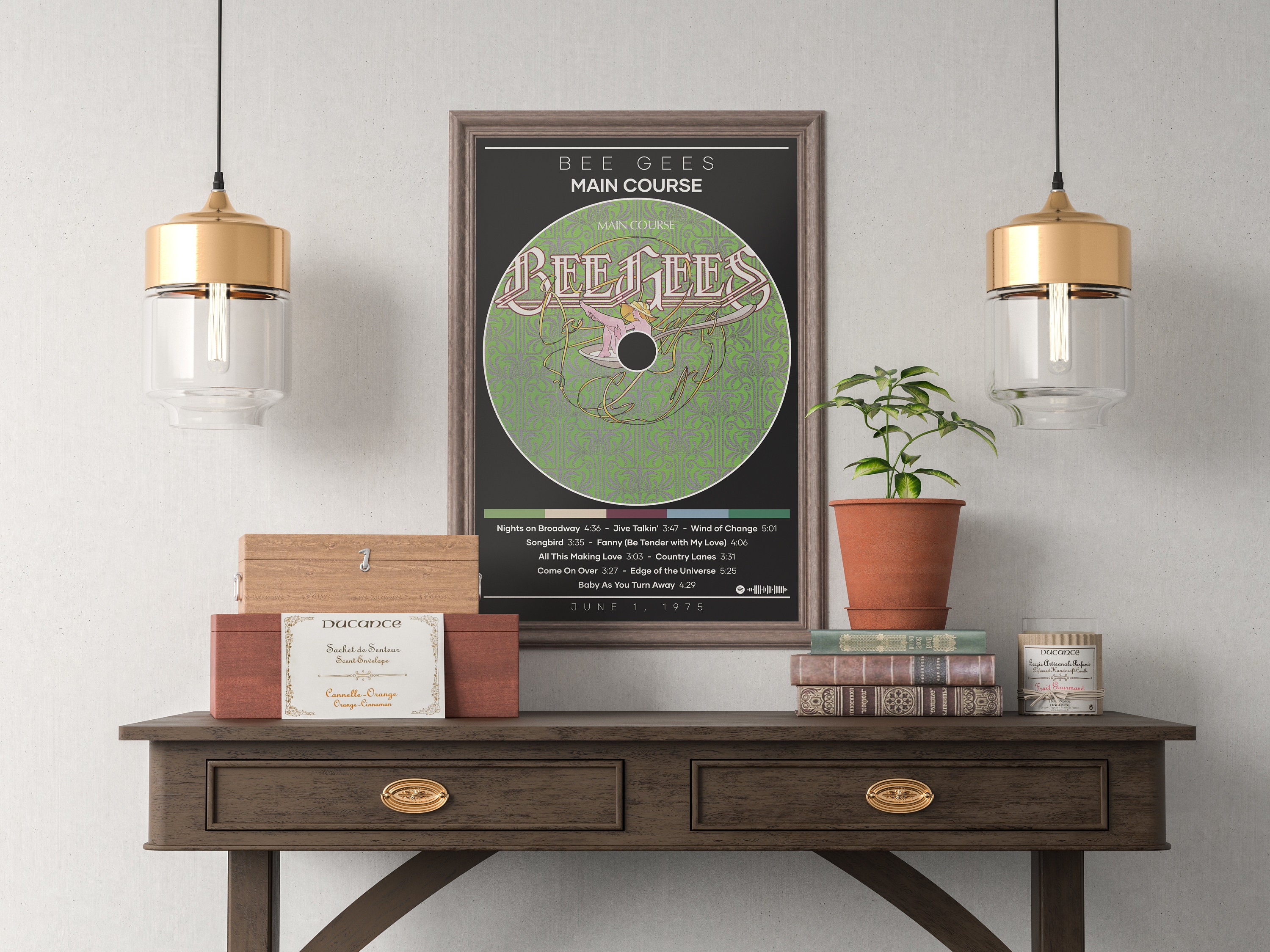 Bee Gees Poster Print | Main Course Poster | Album Cover Poster