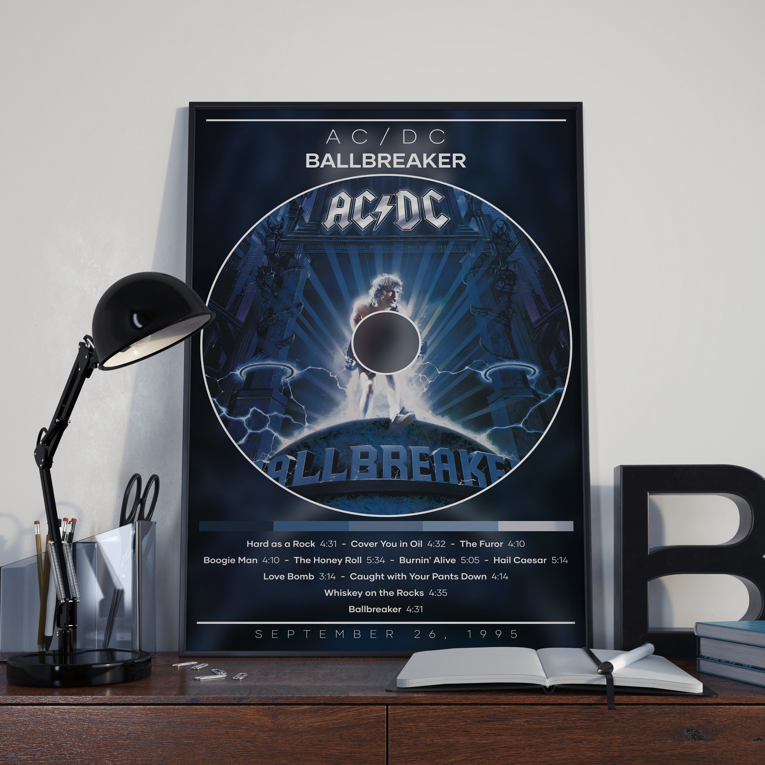 ACDC Poster Print Ballbreaker Poster Music Poster -