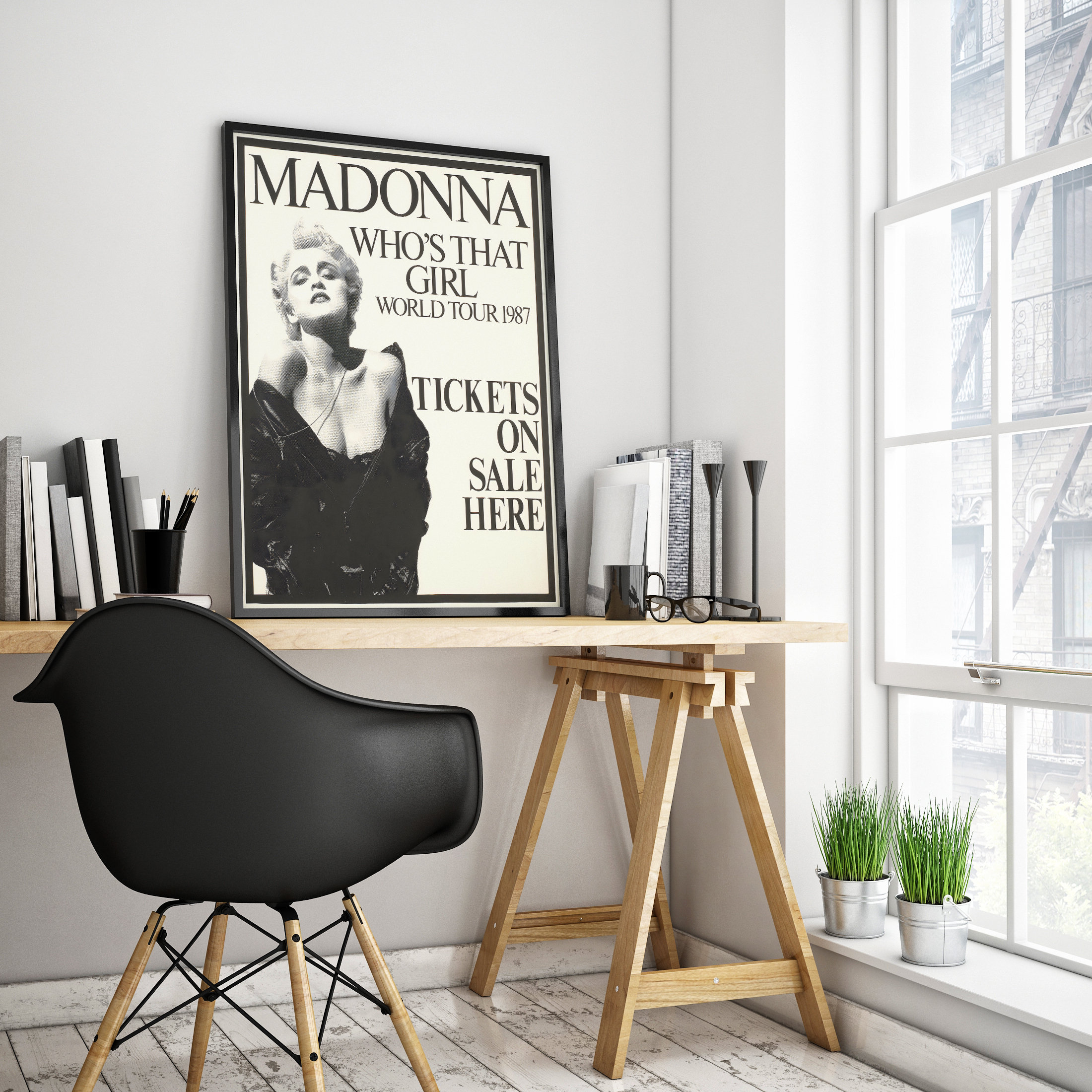 Madonna Poster Print | Madonna Concert | Retro Music Poster