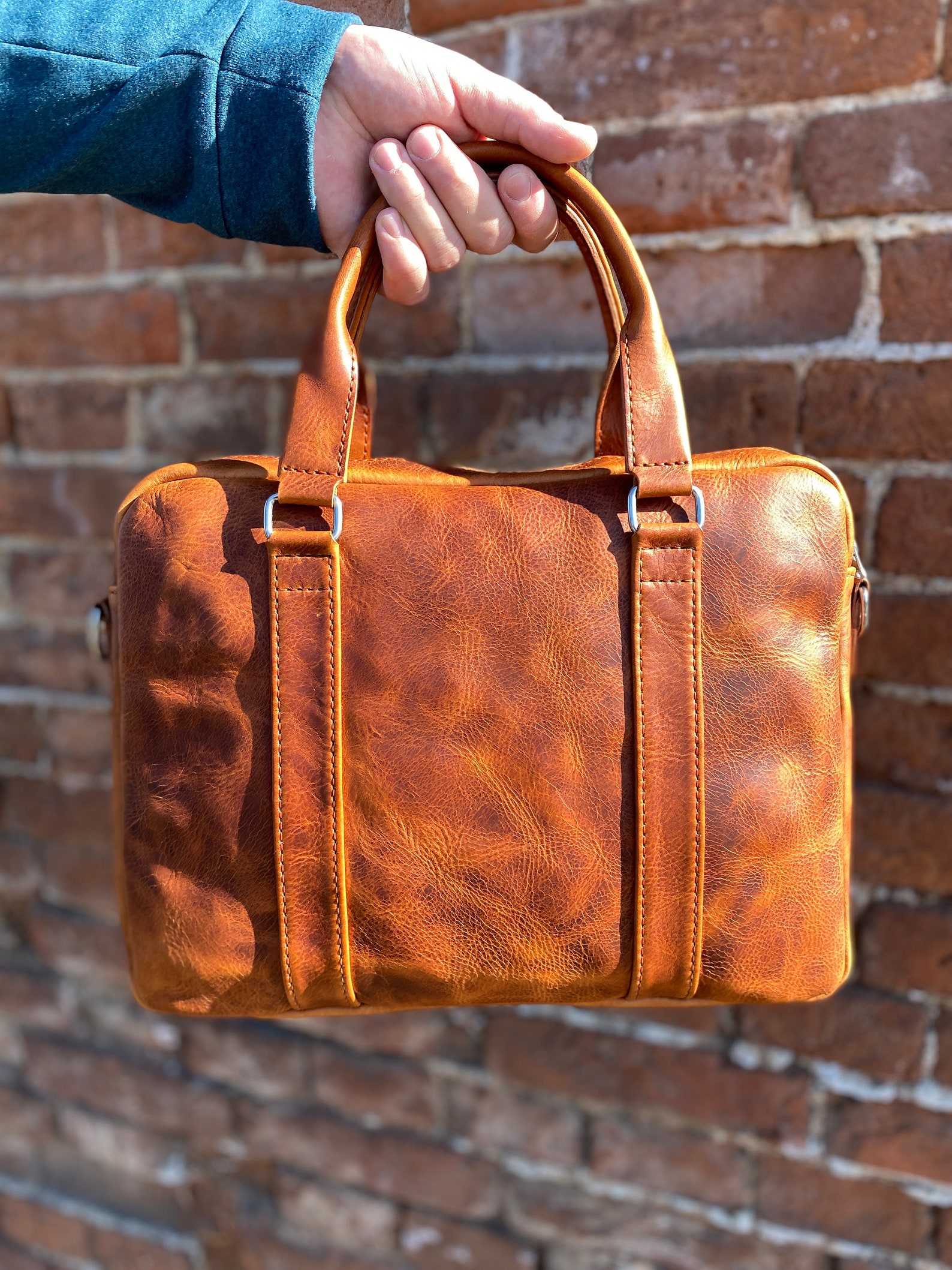 Leather Laptop Bag Pattern Messenger Bag Pattern PDF Sewing Pattern laptop-bag-pattern-iucn-water