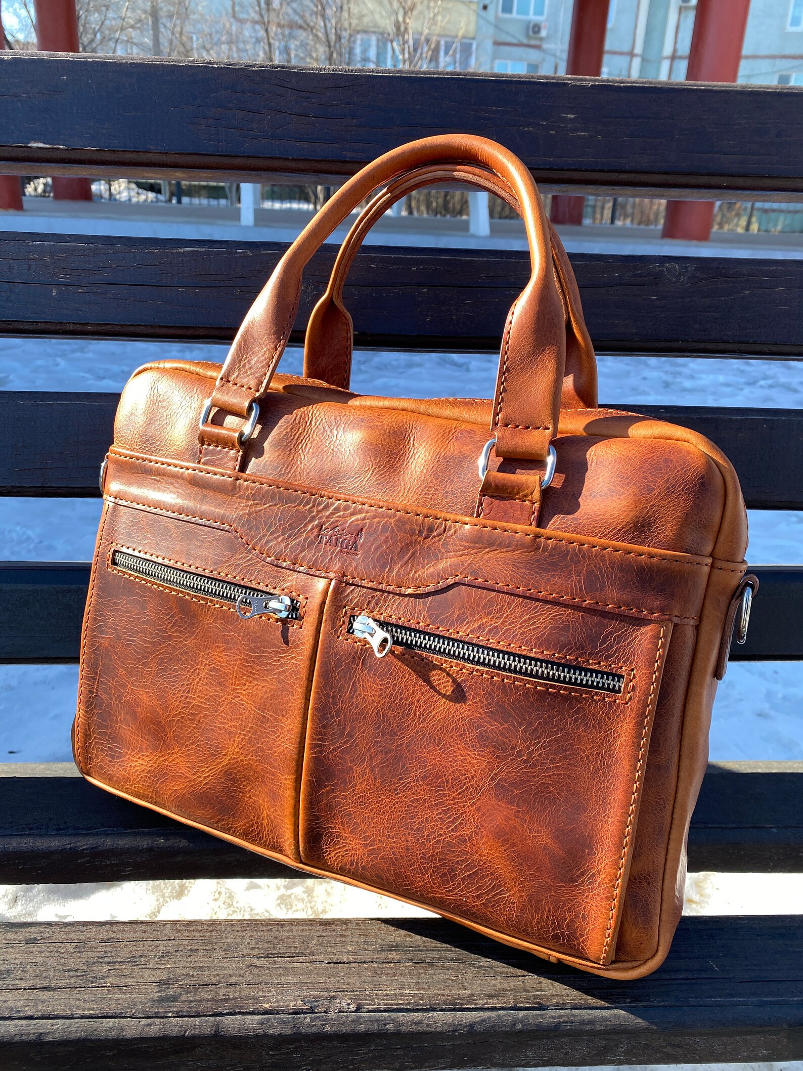 Leather Laptop Bag Pattern, Messenger Bag Pattern, PDF Sewing Pattern