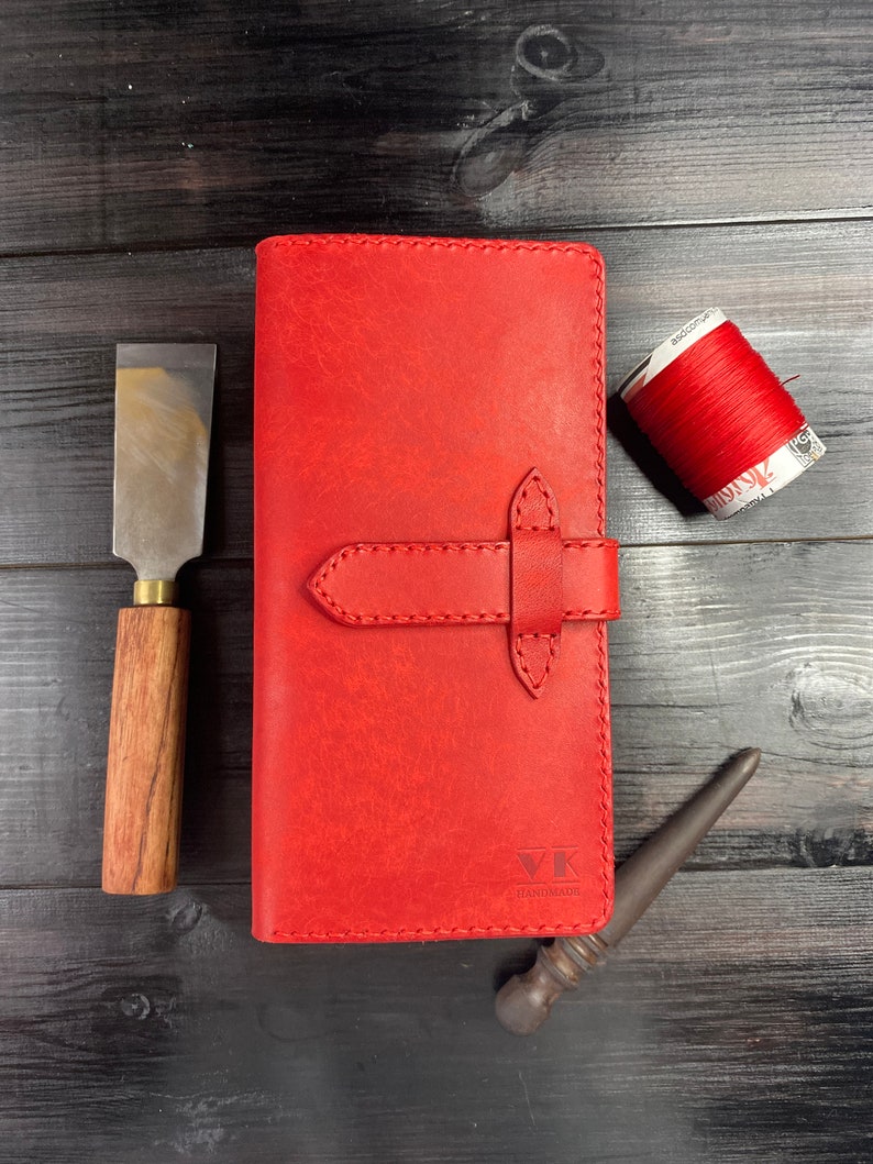 Leather Pattern PDF, Woman Leather Wallet Pattern, Biker Wallet PDF ...