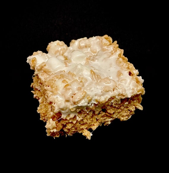 6x Large Rice Cereal Treats Plain Brown Butter Made to Order 1 2