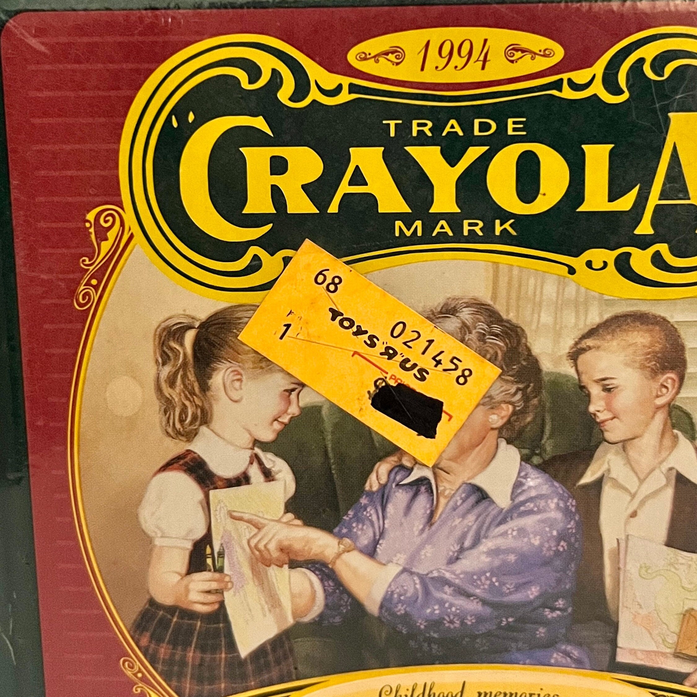 1994 Crayola Crayons Coloring Supplies Toys R Us Rare Collectible