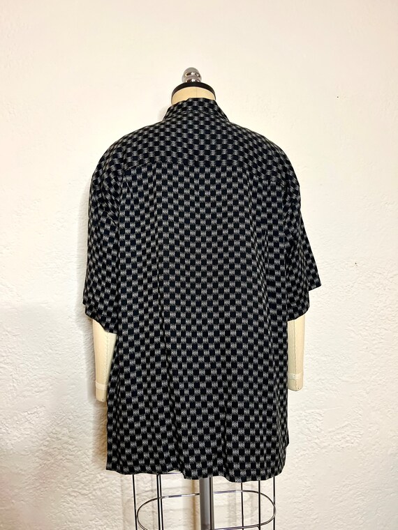 Liz Claiborne Men's Short Sleeve Linen Shirt, Size L linen pale white type Vintage Second Hand