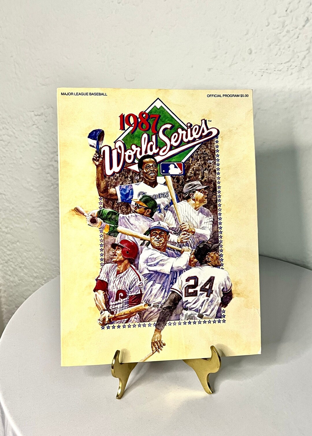 World Series MLB 1987 Program for the Minnesota Twins and St Louis ...