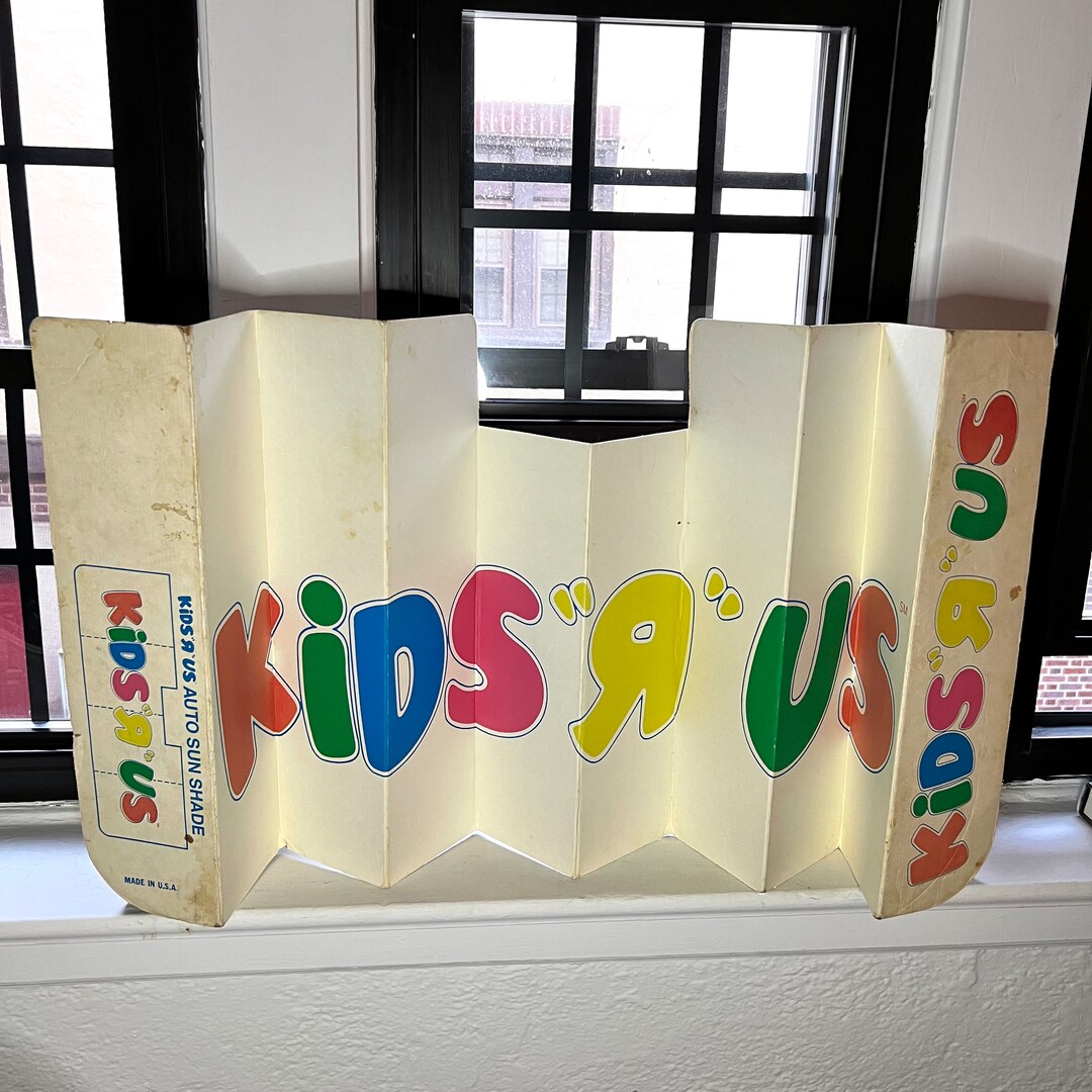 Toys R Us Kid Car Windshield Shade/y2k Car Accessories/vintage Car
