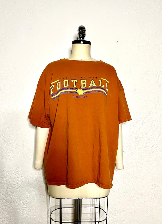 The Gridiron Football T shirt by Delta Y2K Graphic