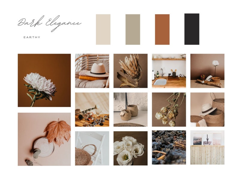 Canva Mood Board Templates Inspiration Board Editable - Etsy