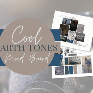 Canva DIY Template Mood Board Inspiration Board Editable Mood Board Bundle DIY Canva Mood Board Template