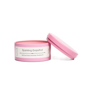 Sparkling Grapefruit Tin Candle