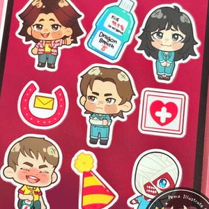 Mouthwashing Tulpar Crew Kiss-Cut Sticker Sheet (4x6&quot;)