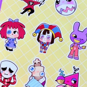 TADC Circus Gang Sticker Sheet (4x6&quot;)