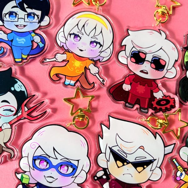 Llaveros de Homestuck Chibi God Tier de 7,6 cm (disponibles)