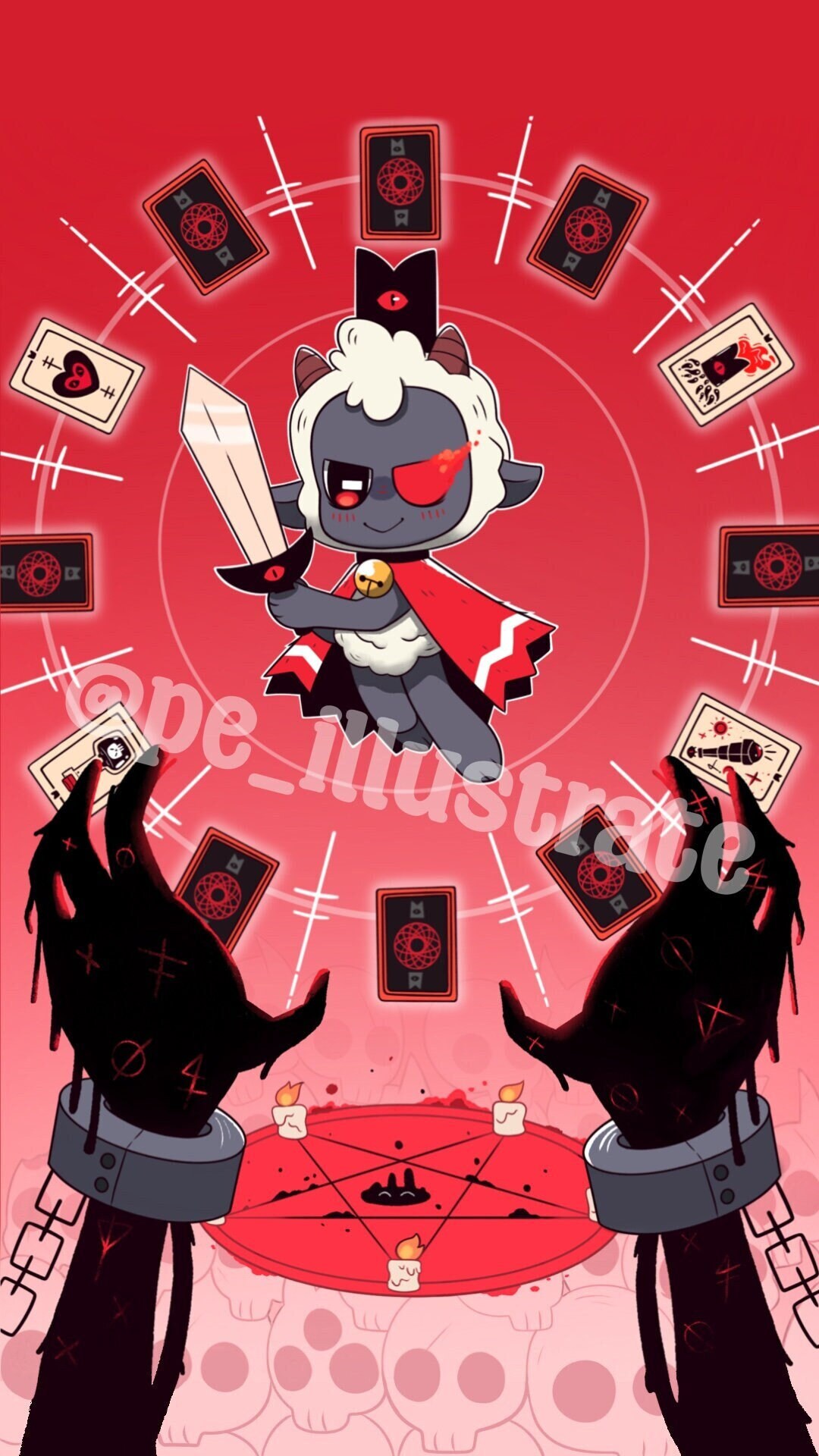 Cult of the Lamb Phone Background, Wallpaper, Digital Download - Etsy