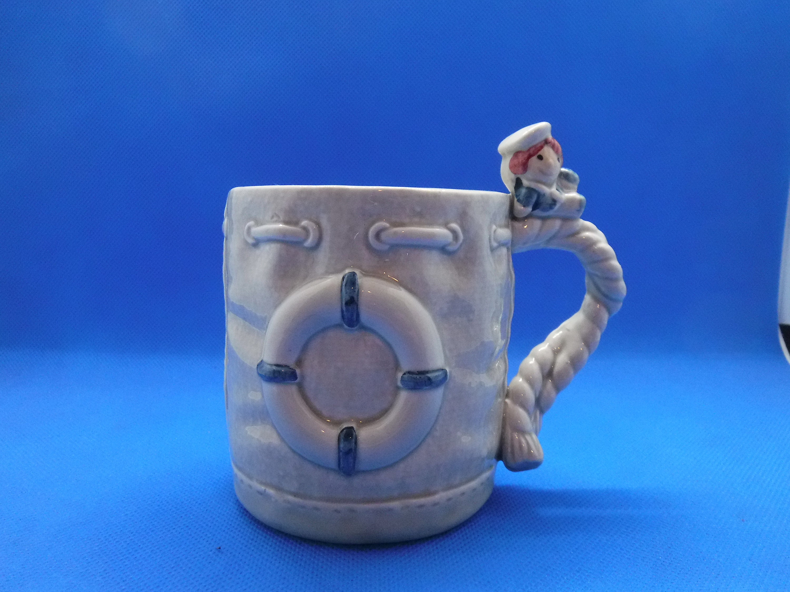 Raggedy Ropes Enesco 1977 Raggedy Andy Rope Handle Ship Themed Mug - Etsy