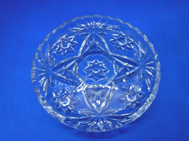 Anchor Hocking Prescut Clear Glass Coaster Etsy